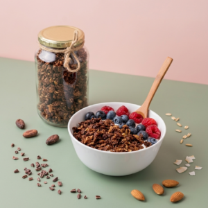 Gluten Free Crunchy Chocolate Granola
