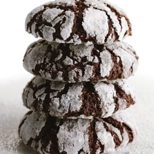 Vegan Chocolate Crinkle Cookies (12)