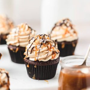 Chocolate Caramel Cupcakes