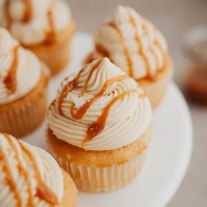 Vanilla Caramel CupcakesÂ