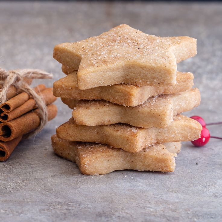 Cinnamon Shortbread Cookies - Gluten Free | Crumble Bakery