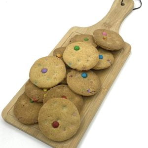 Smartie Chocolate Chip Cookies