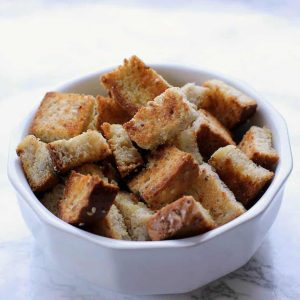 Gluten Free Brown bread croutons ideal for cooking & salads