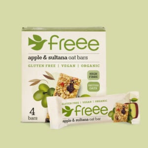 Gluten Free Organic Apple Oat Bars with Sultanas