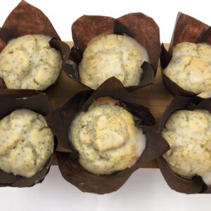 Lemon & Poppy Seed Muffins (6)