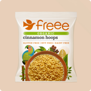 Gluten Free Organic Cinnamon Hoops Sachet