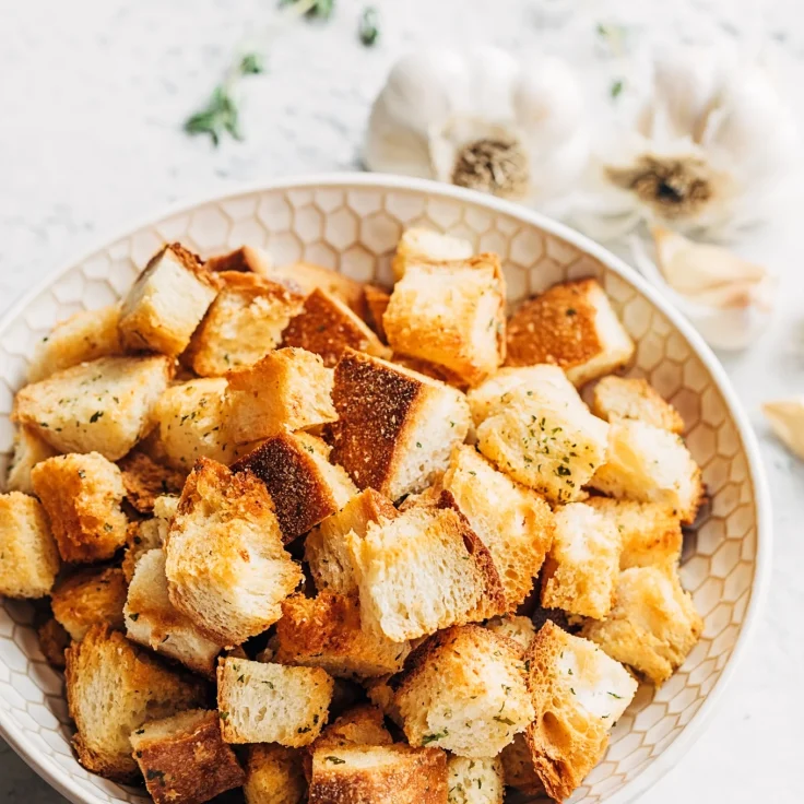 Gluten Free White Bead Croutons ideal for cooking or for salads